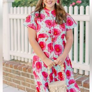 Victoria Dunn “Magnolia” maxi dress in L